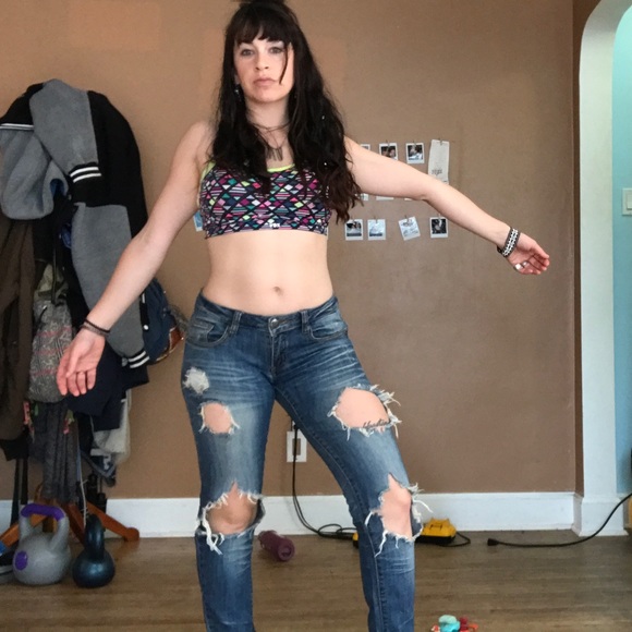 MACHINE distressed low-rise 👖 - Picture 11 of 12